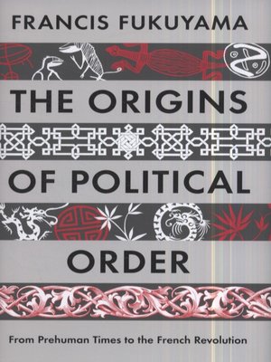 cover image of The origins of political order